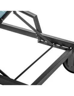 Transat De Jardin Ocala 4 Positions Aluminium Et Texaline - Graphite / Bleu Canard -Lafuma Soldes Boutique transat de jardin ocala 4 positions aluminium et texaline 5