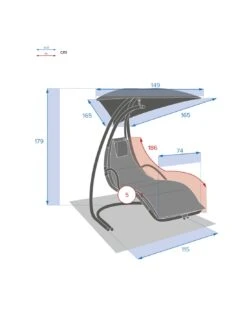 Transat Suspendu Majorque Ardoise En Acier époxy -Lafuma Soldes Boutique transat suspendu majorque ardoise en acier epoxy 7